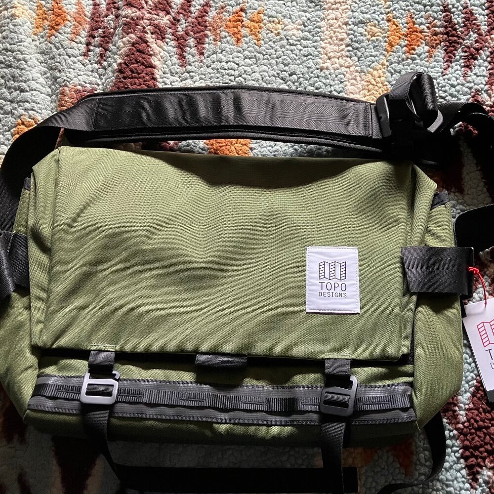 Topo Designs Messenger Bag Olive